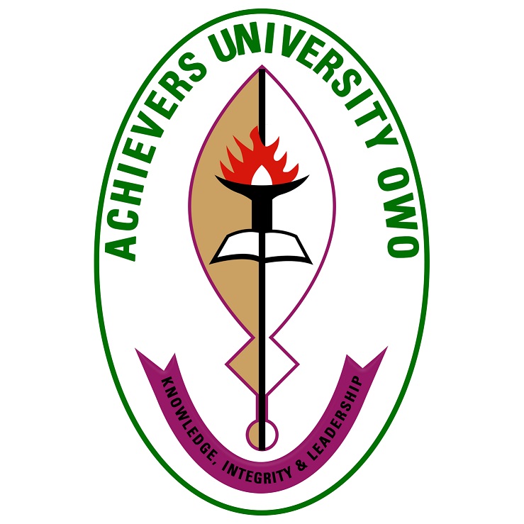 Achievers University Announces it's Post-UTME/Direct Entry Admission into 2026/2027 Session: Eligibility, Courses and Application Procedure