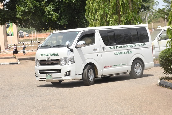 UNIOSUN Vice-Chancellor Donates Bus to Students’ Union